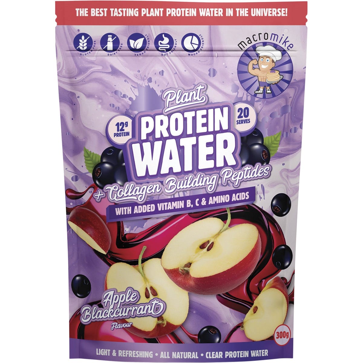 Plant Protein Water Apple Blackcurrant