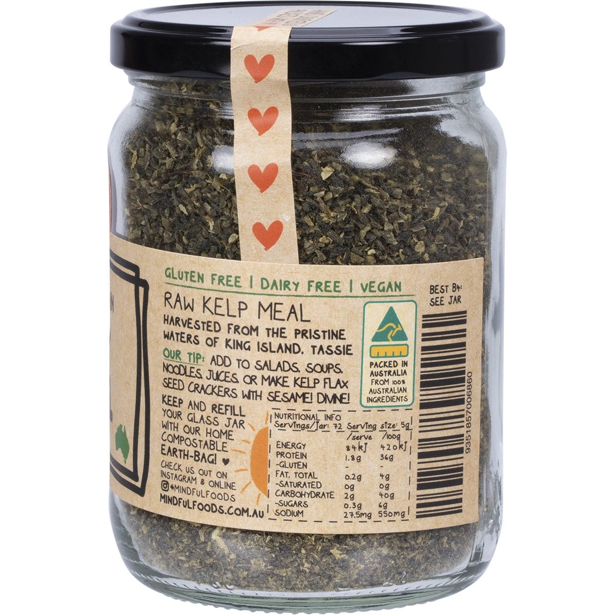 Mindful Foods Kelp Meal Raw Tasmanian