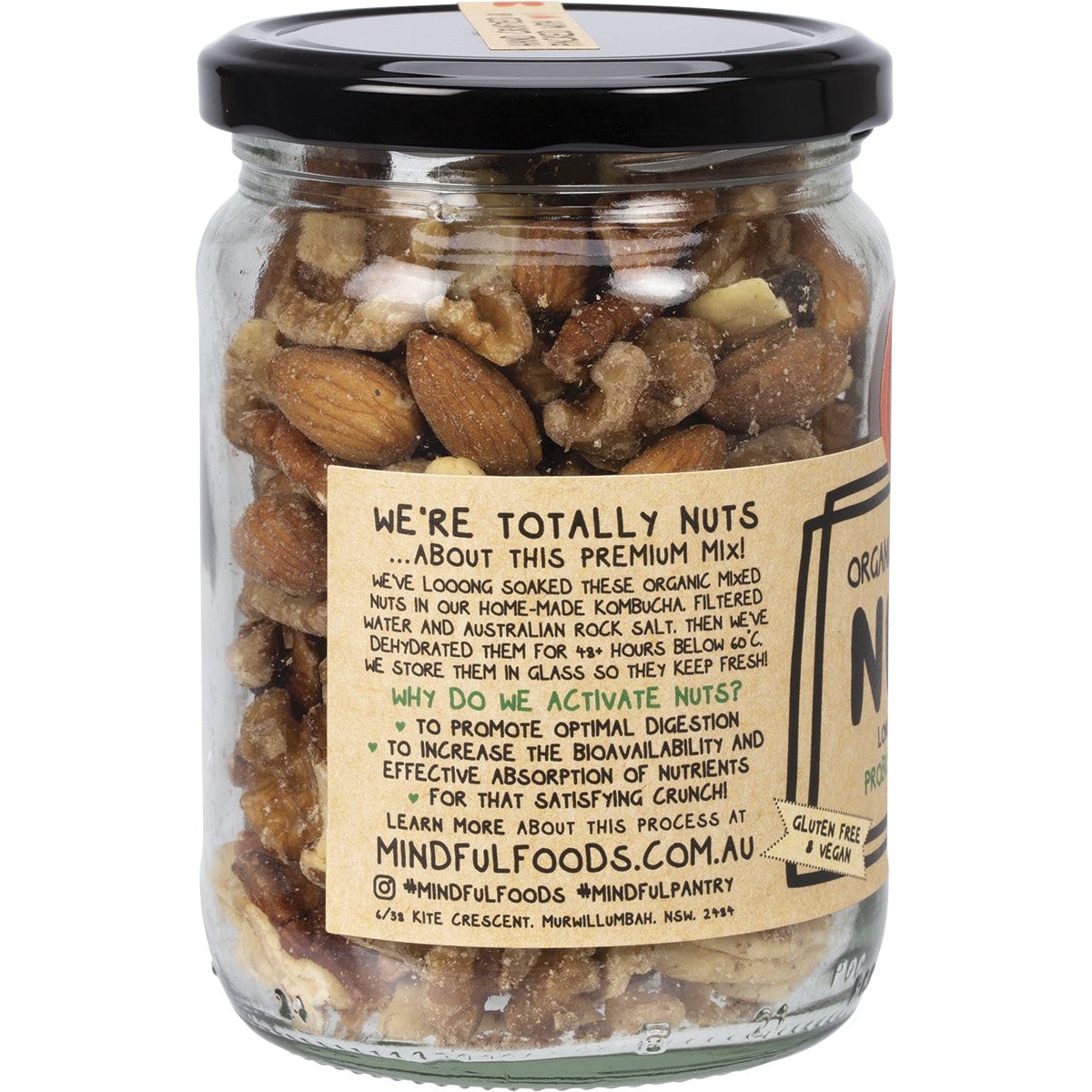 Mindful Foods Mixed Nuts Organic & Activated