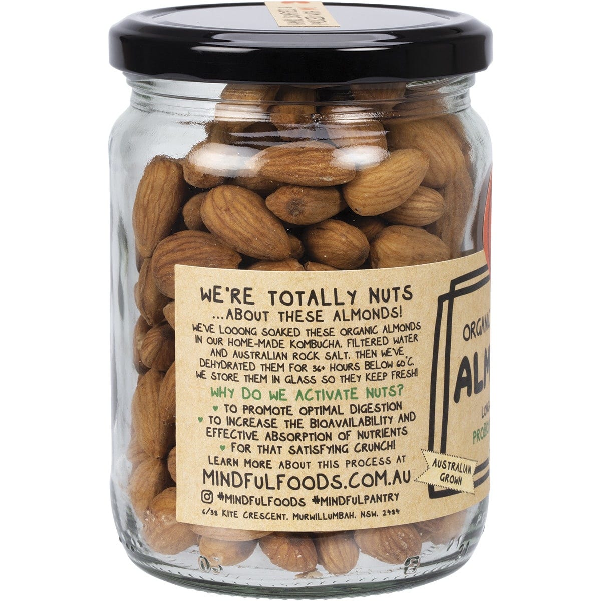 Mindful Foods Almonds Organic & Activated