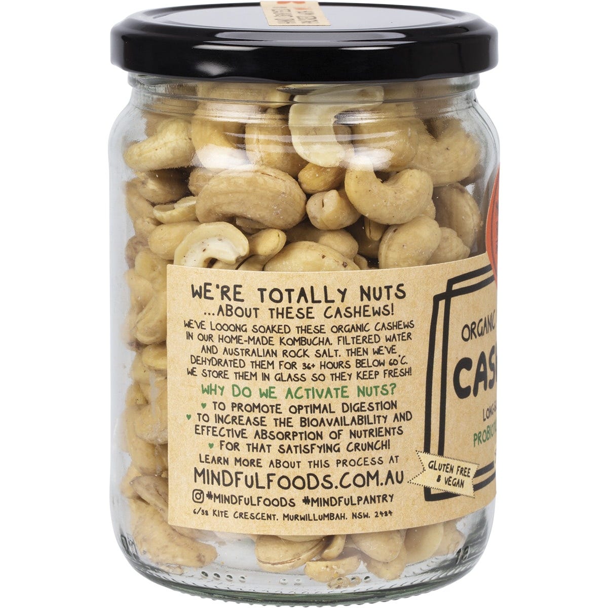 Mindful Foods Cashews Organic & Activated