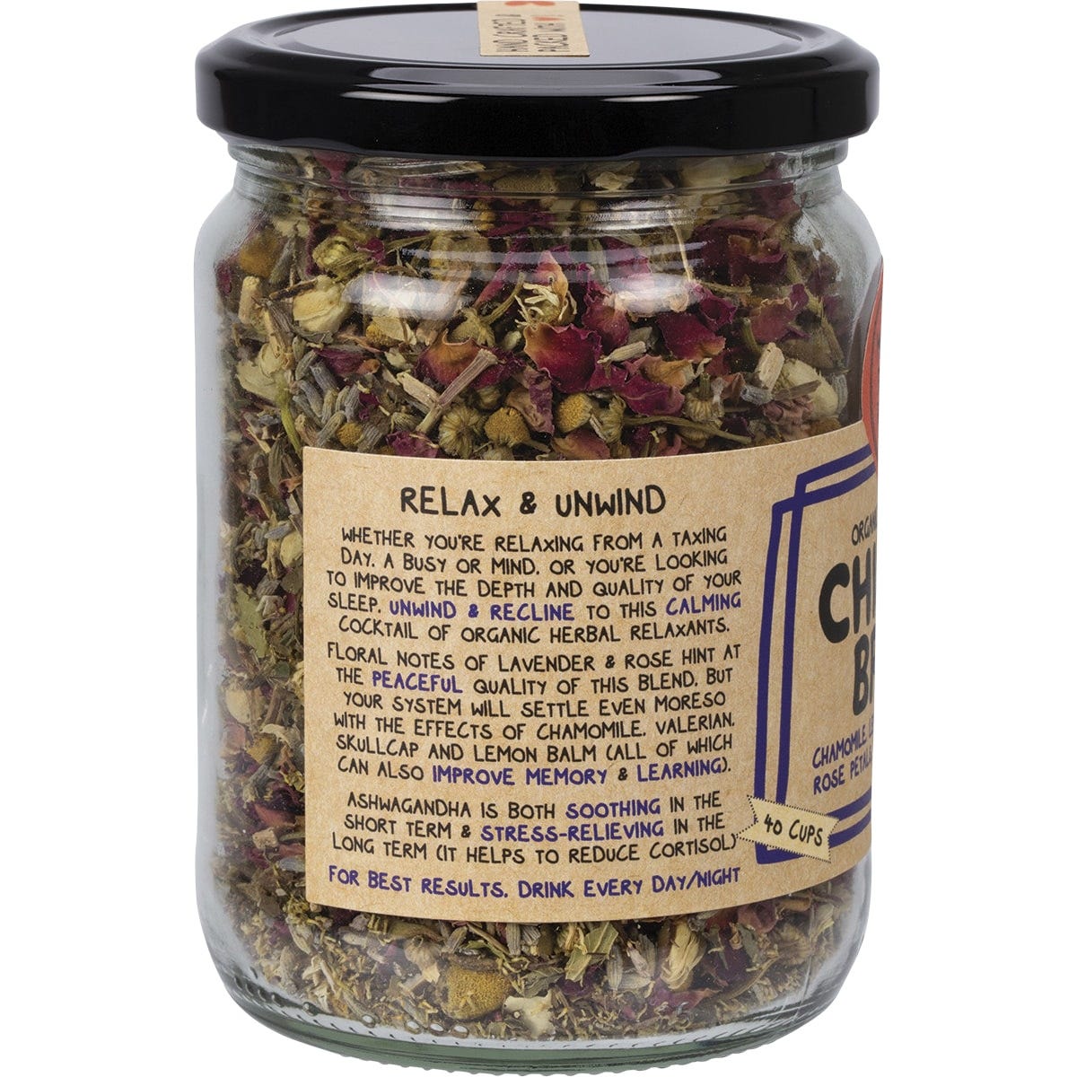 Mindful Foods Chillax Brew Organic Herbal Tea