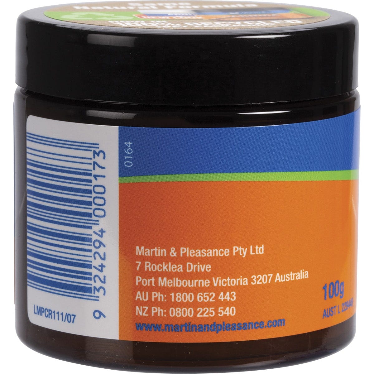 Martin & Pleasance Arnica Herbal Cream Jar