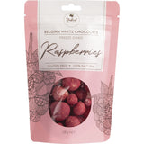 Freeze Dried Raspberries White Chocolate