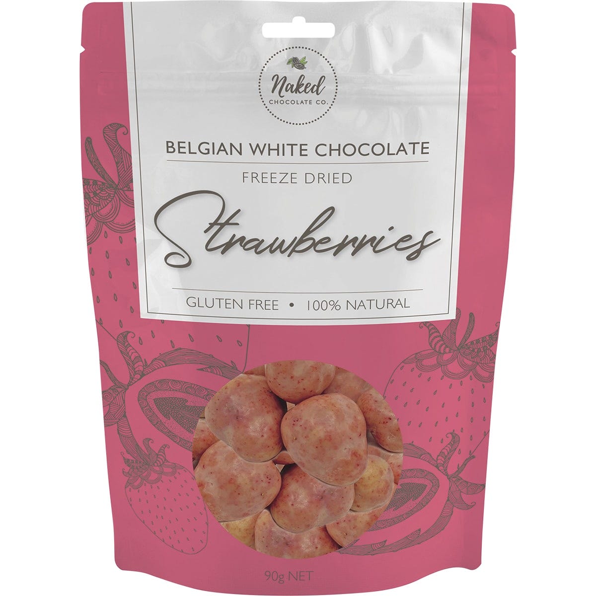 Freeze Dried Strawberries White Chocolate