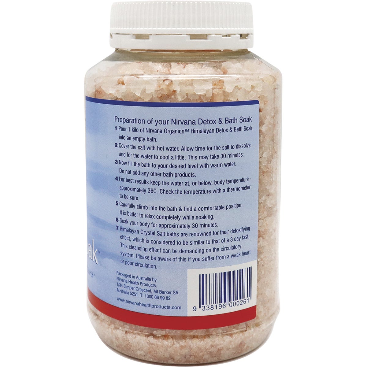 Nirvana Organics Himalayan Crystal Salt Detox Bath Soak