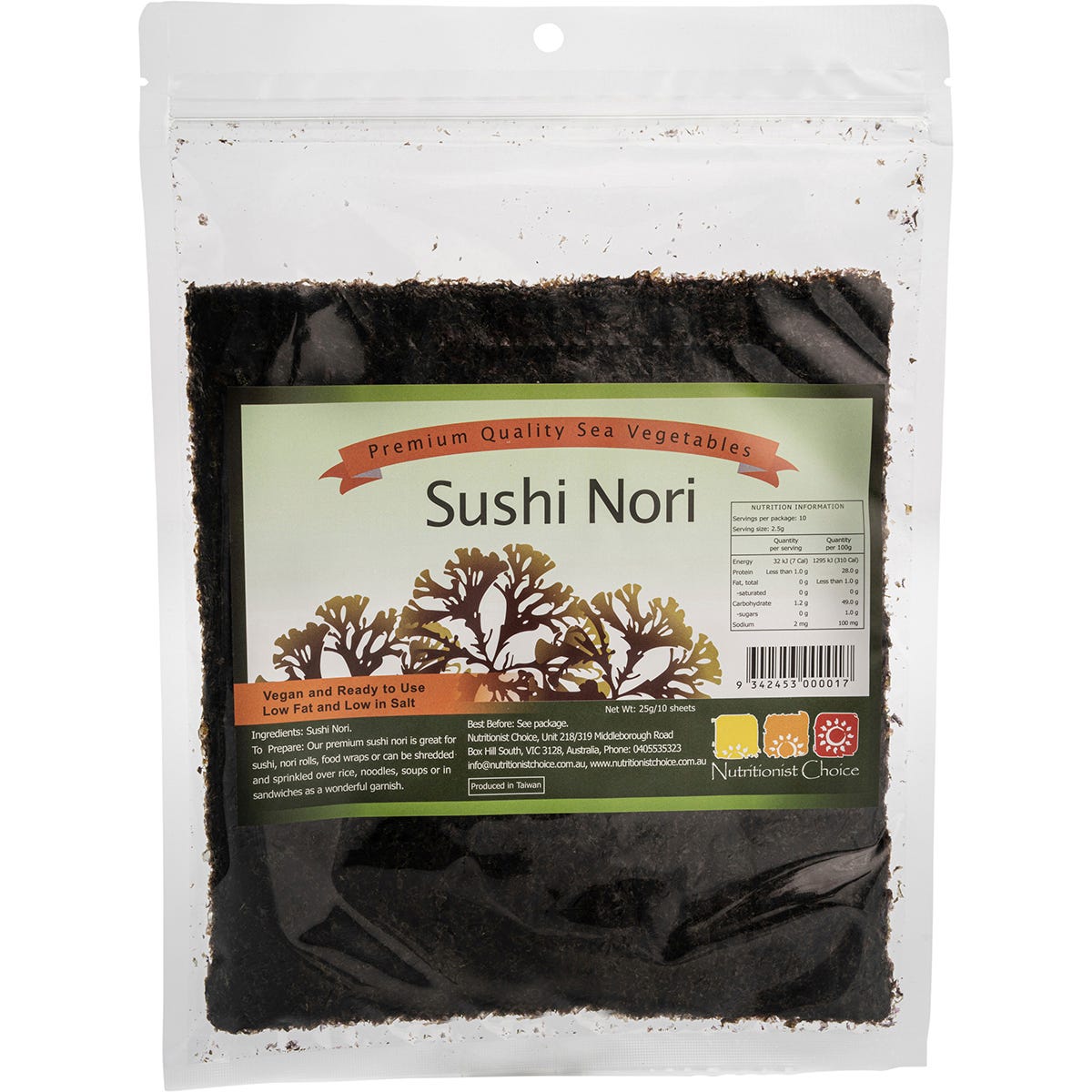 Sushi Nori 10 Sheets