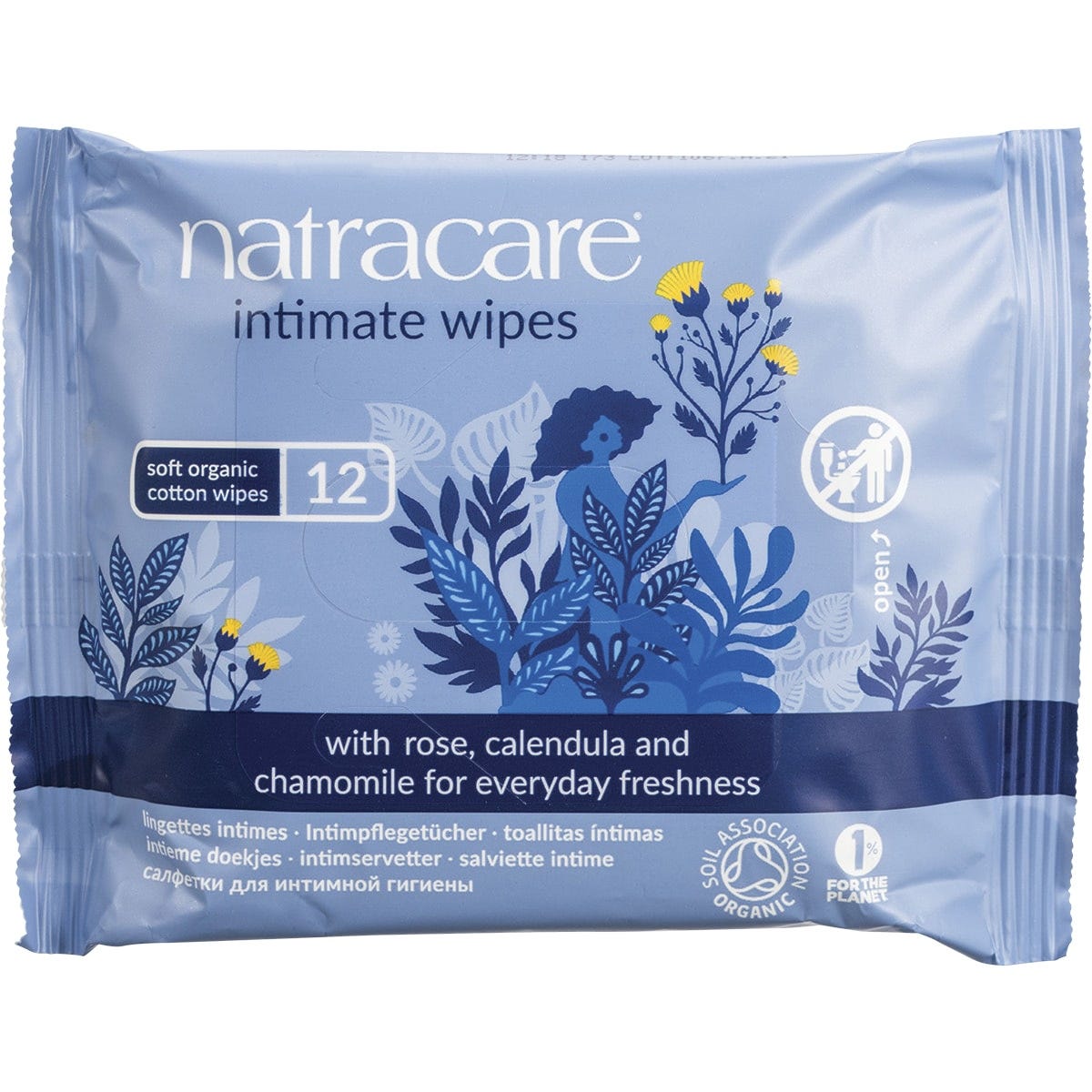 Intimate Wipes 100% Organic Cotton