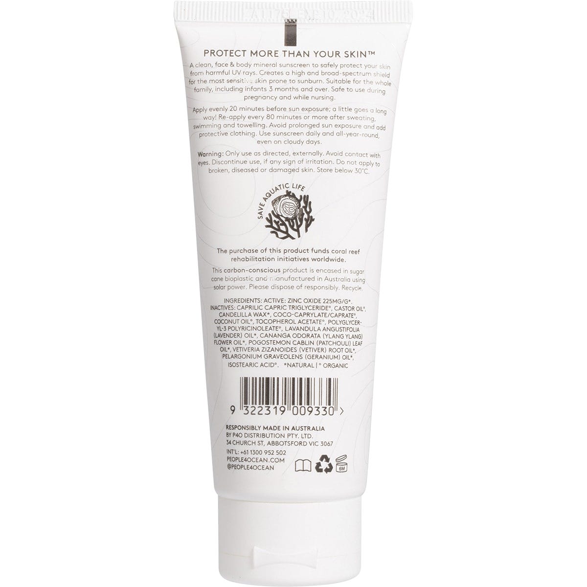 People4Ocean Natural Vegan Sunscreen SPF 50