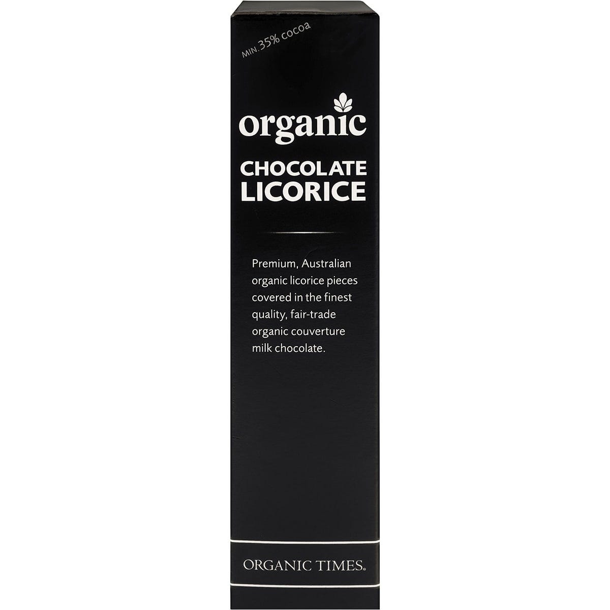 Organic Times Milk Chocolate Licorice