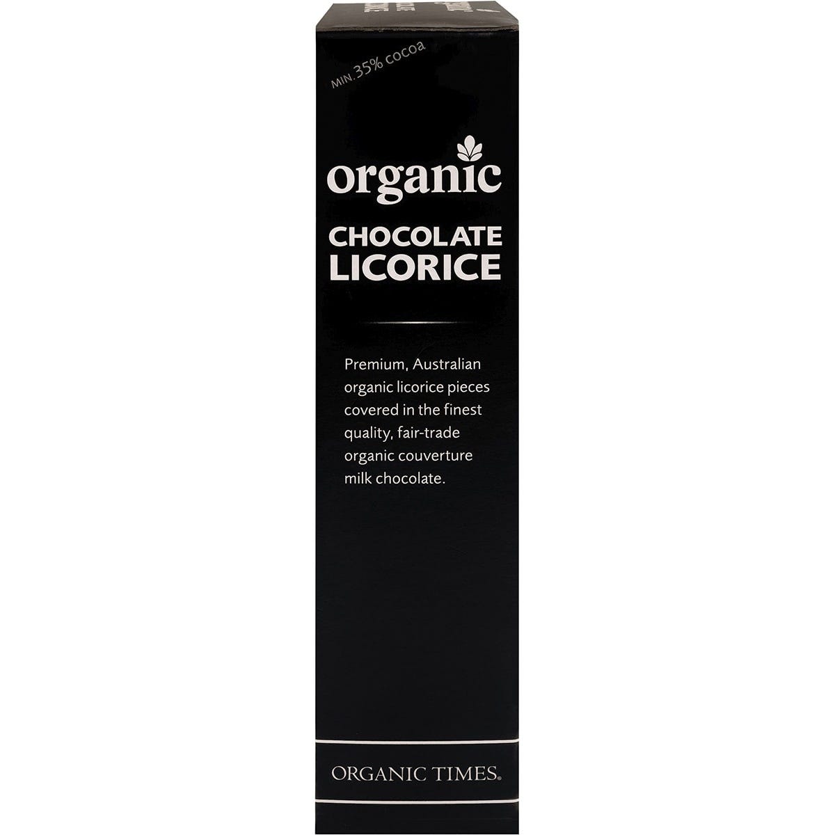 Organic Times Dark Chocolate Licorice