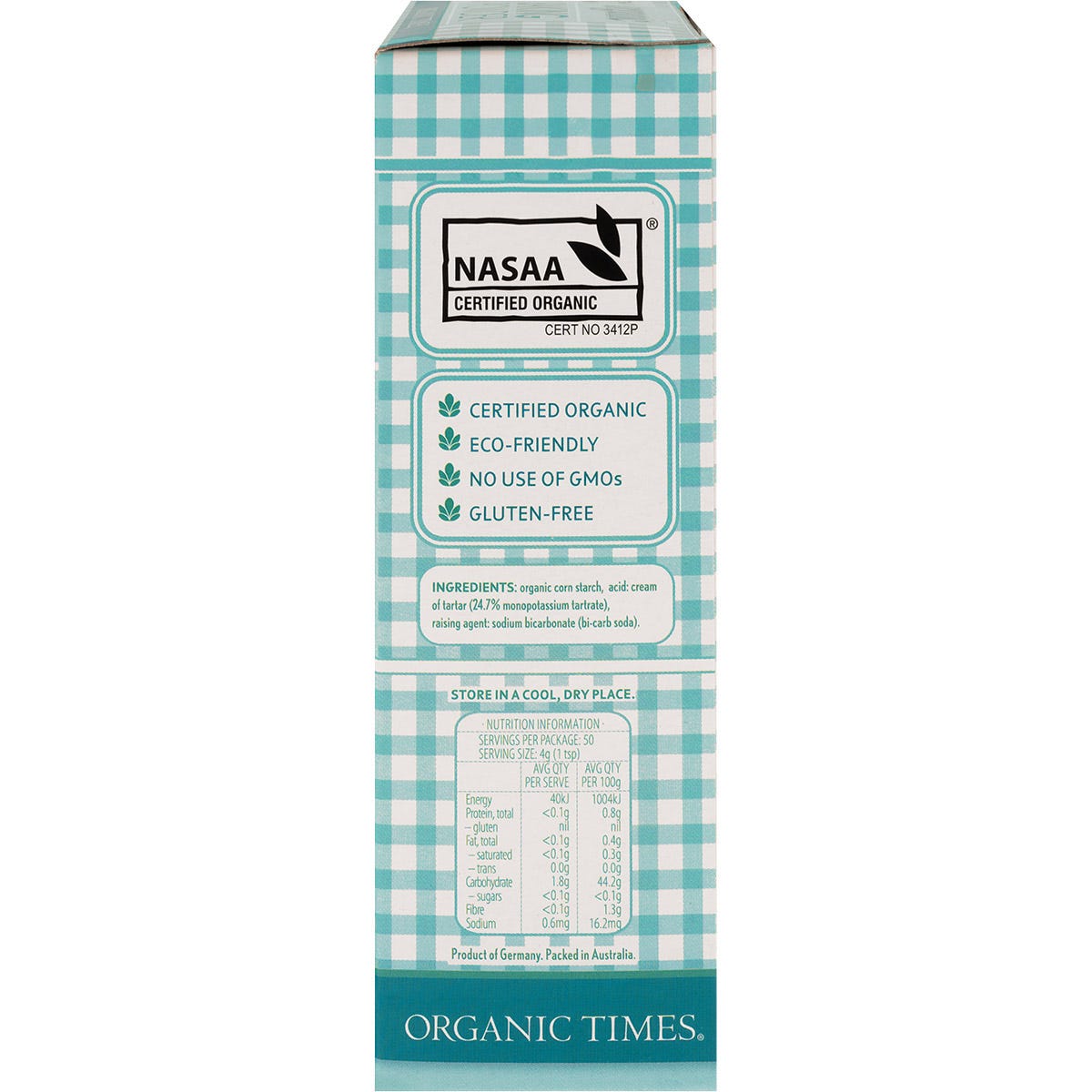 Organic Times Baking Powder