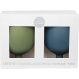 Porter Green Stemm Silicone Wine Glass Set Peebles