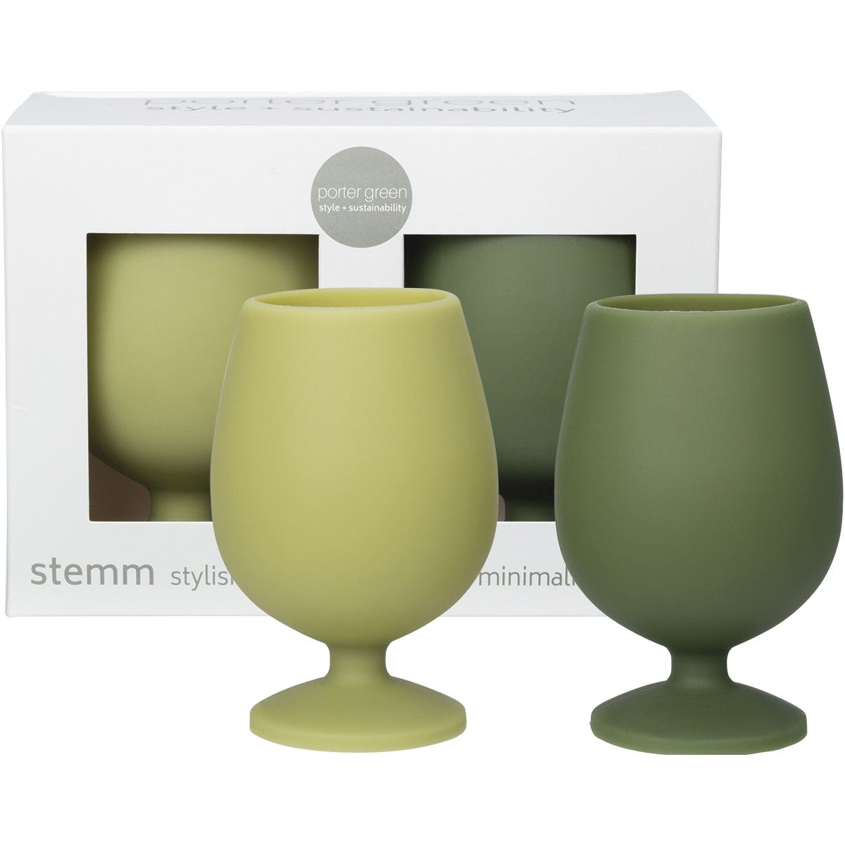 Stemm Silicone Wine Glass Set Stirling