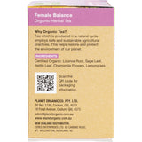 Planet Organic Herbal Tea Bags Female Balance