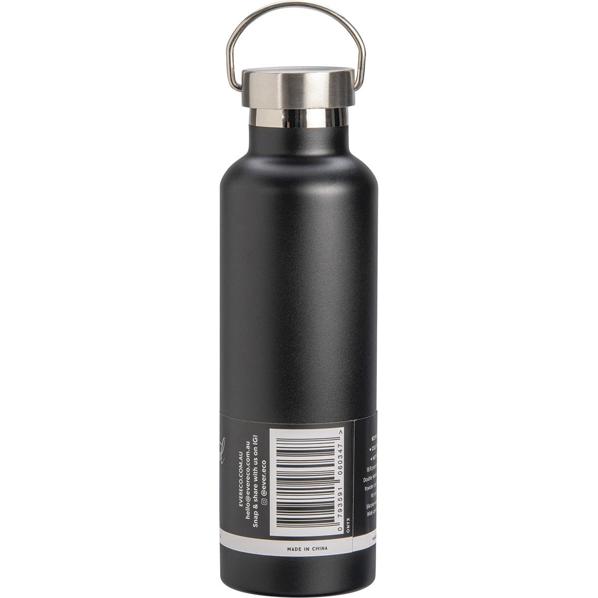 Ever Eco Insulated Stainless Steel Bottle Onyx