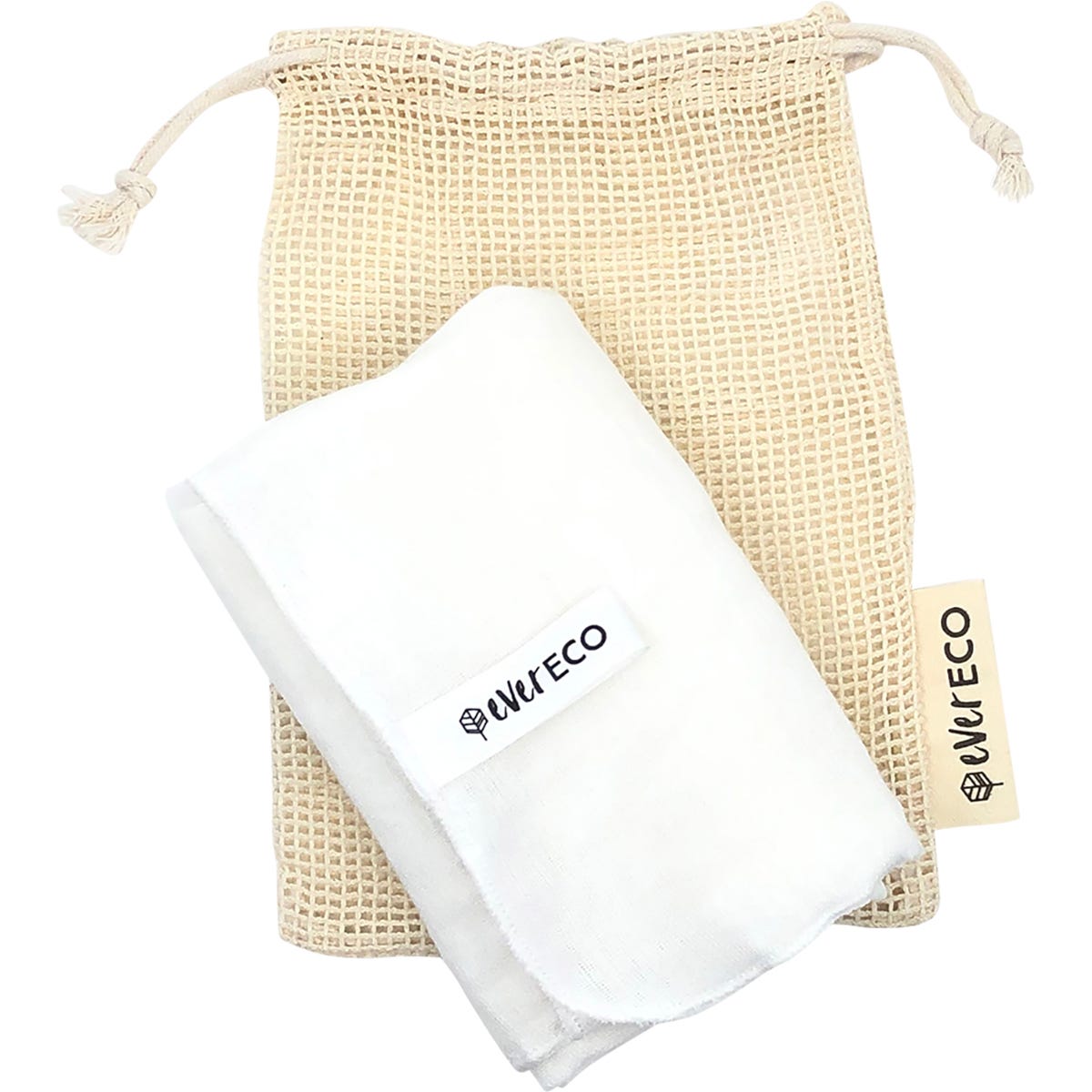 Muslin Facial Cloths with Cotton Wash Bag