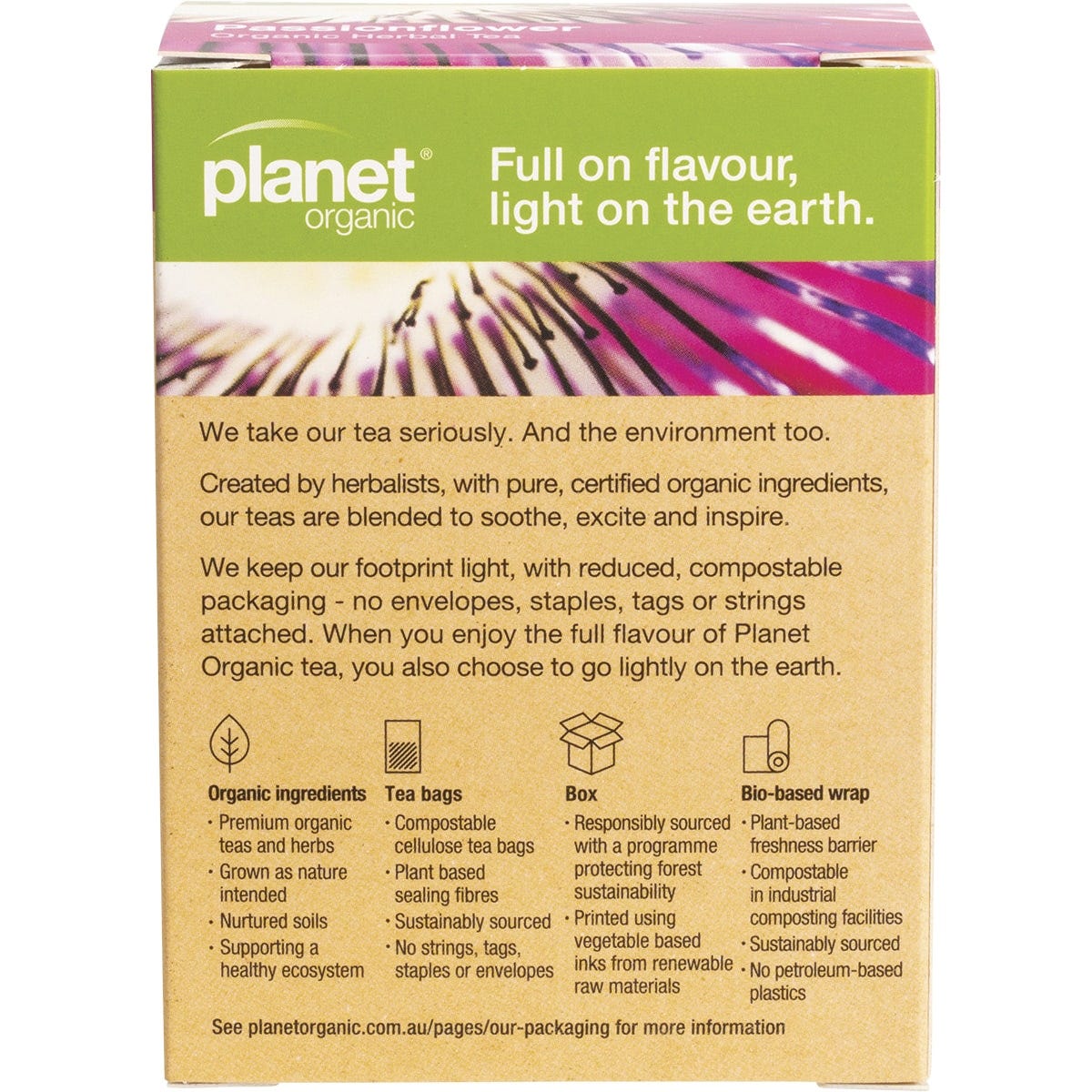 Planet Organic Herbal Tea Bags Passionflower