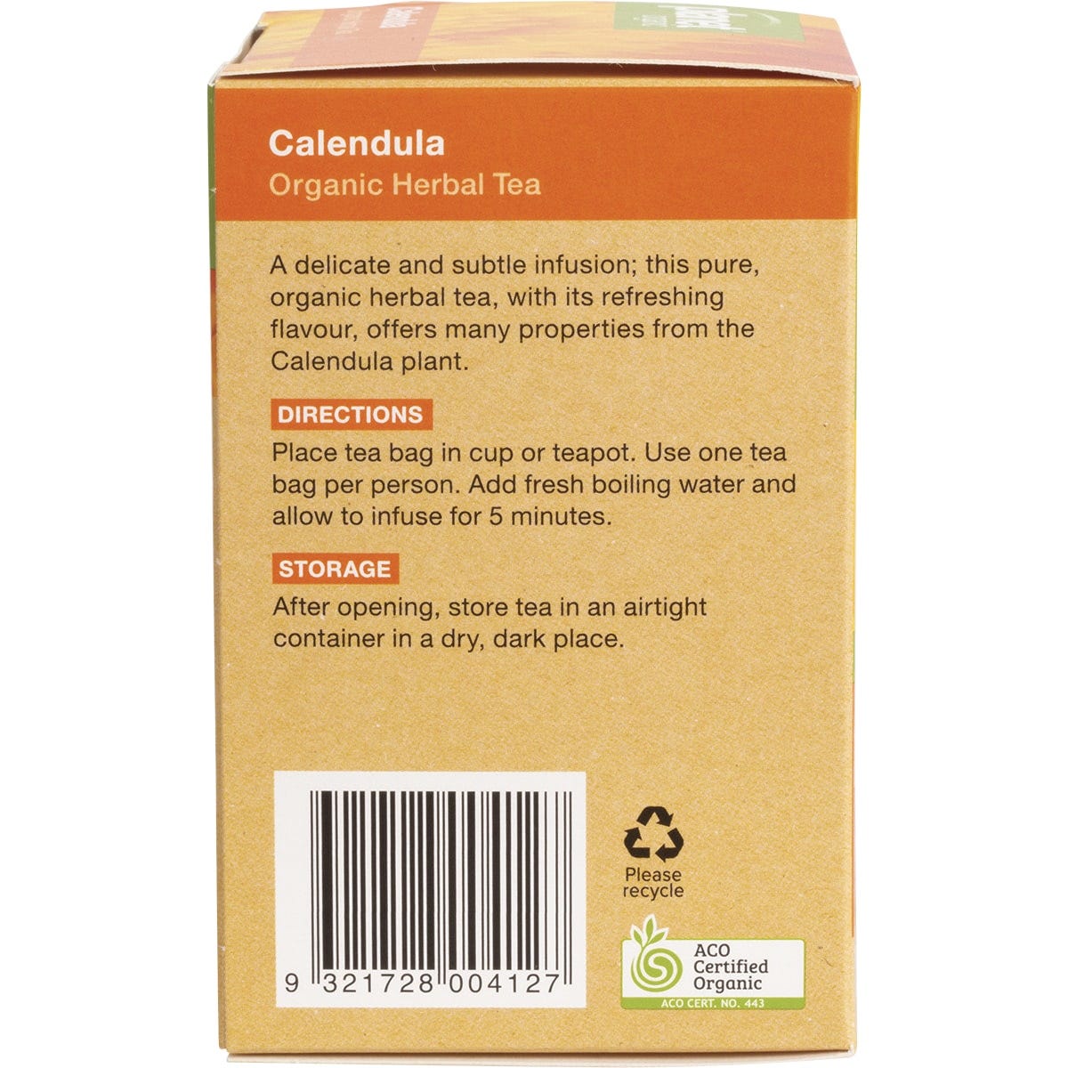 Planet Organic Herbal Tea Bags Calendula