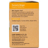 Planet Organic Herbal Tea Bags Turmeric Ginger