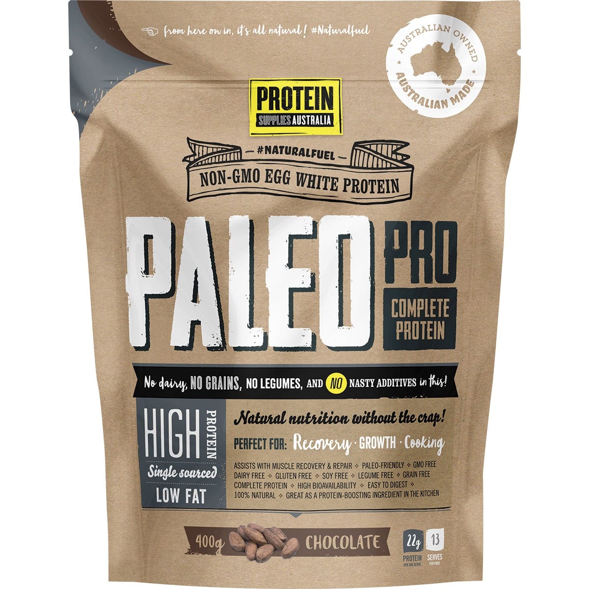 PaleoPro Egg White Protein Chocolate