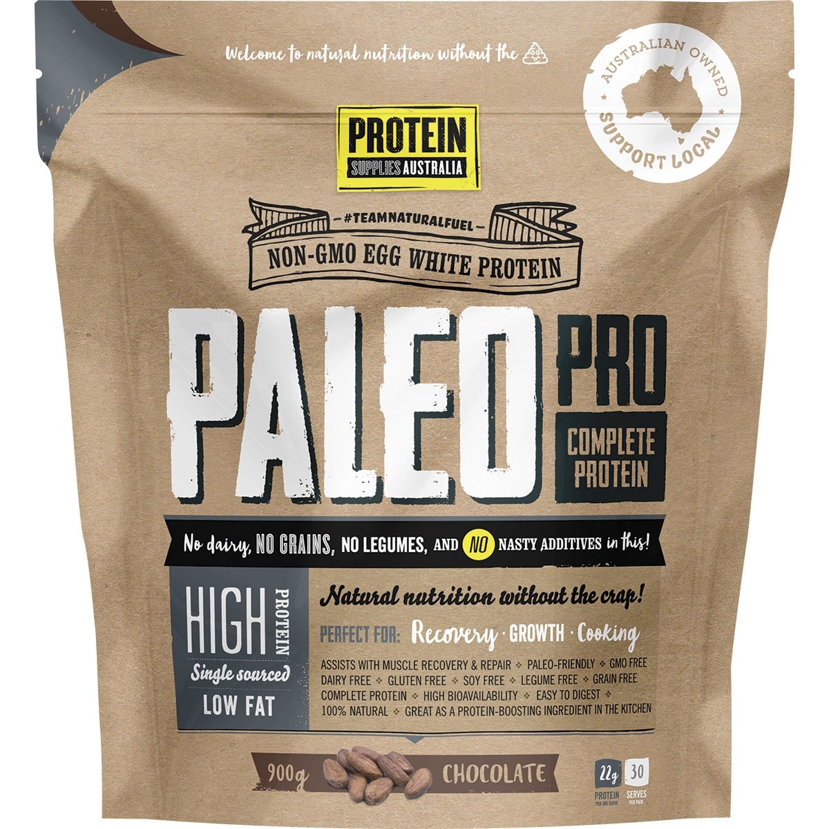 PaleoPro Egg White Protein Chocolate