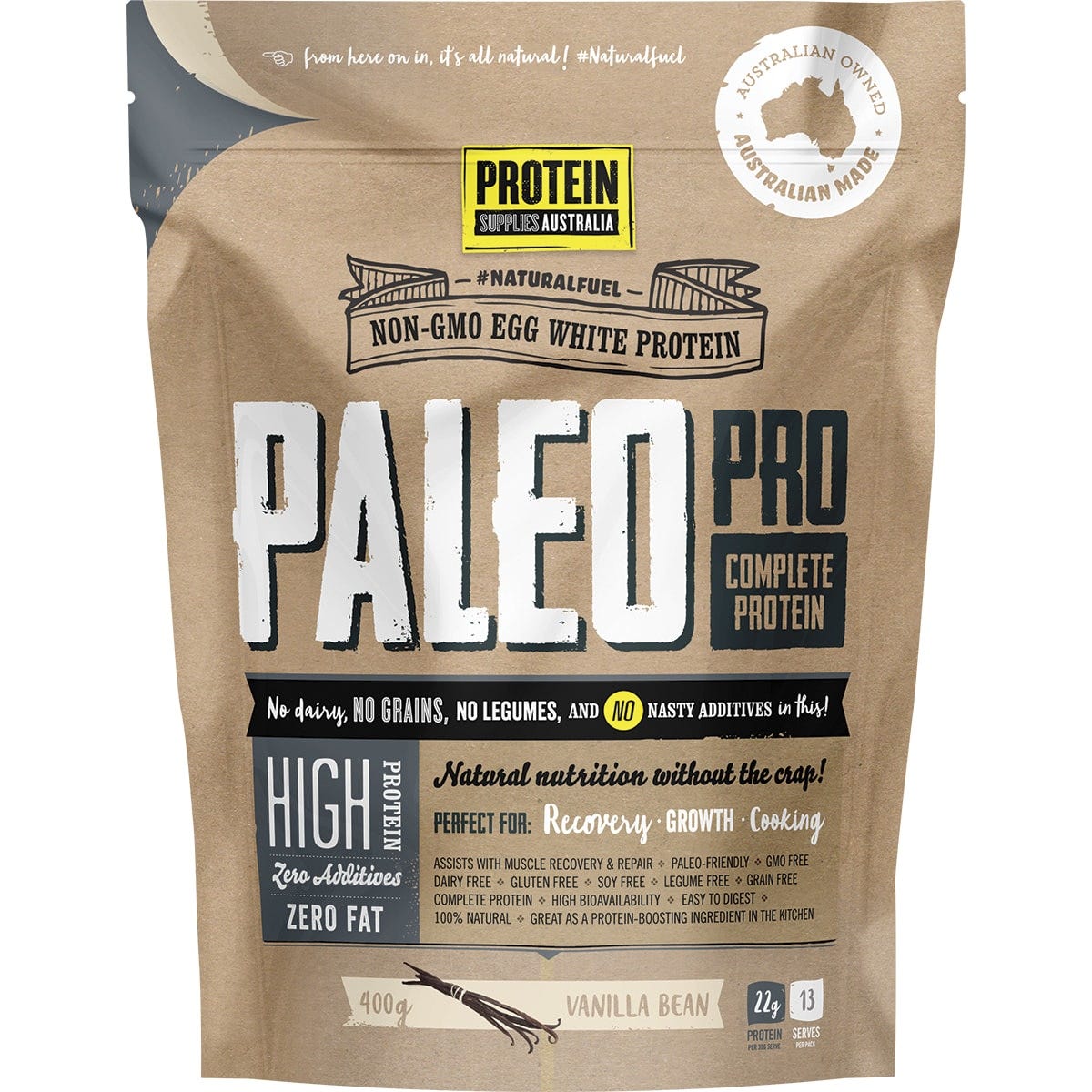 PaleoPro Egg White Protein Vanilla Bean