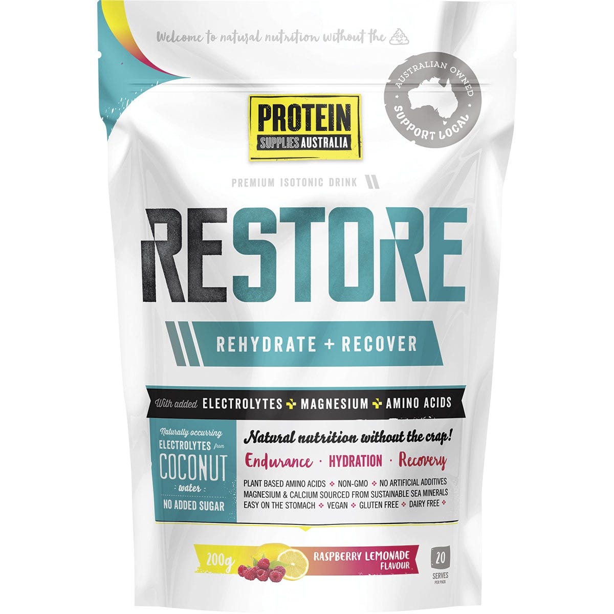 Restore Hydration Recovery Drink Raspberry Lemonade