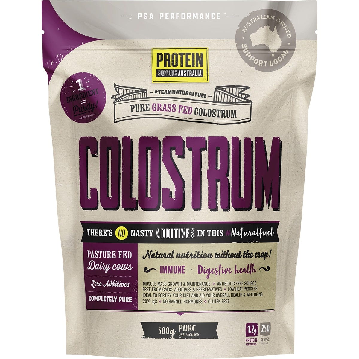 Colostrum Grass Fed Pure 20% Immunoglobulin (IgG)