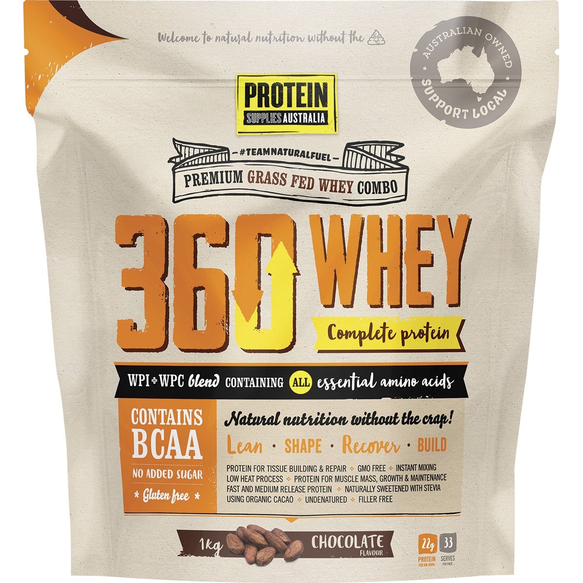 360Whey Chocolate WPI+WPC Combo