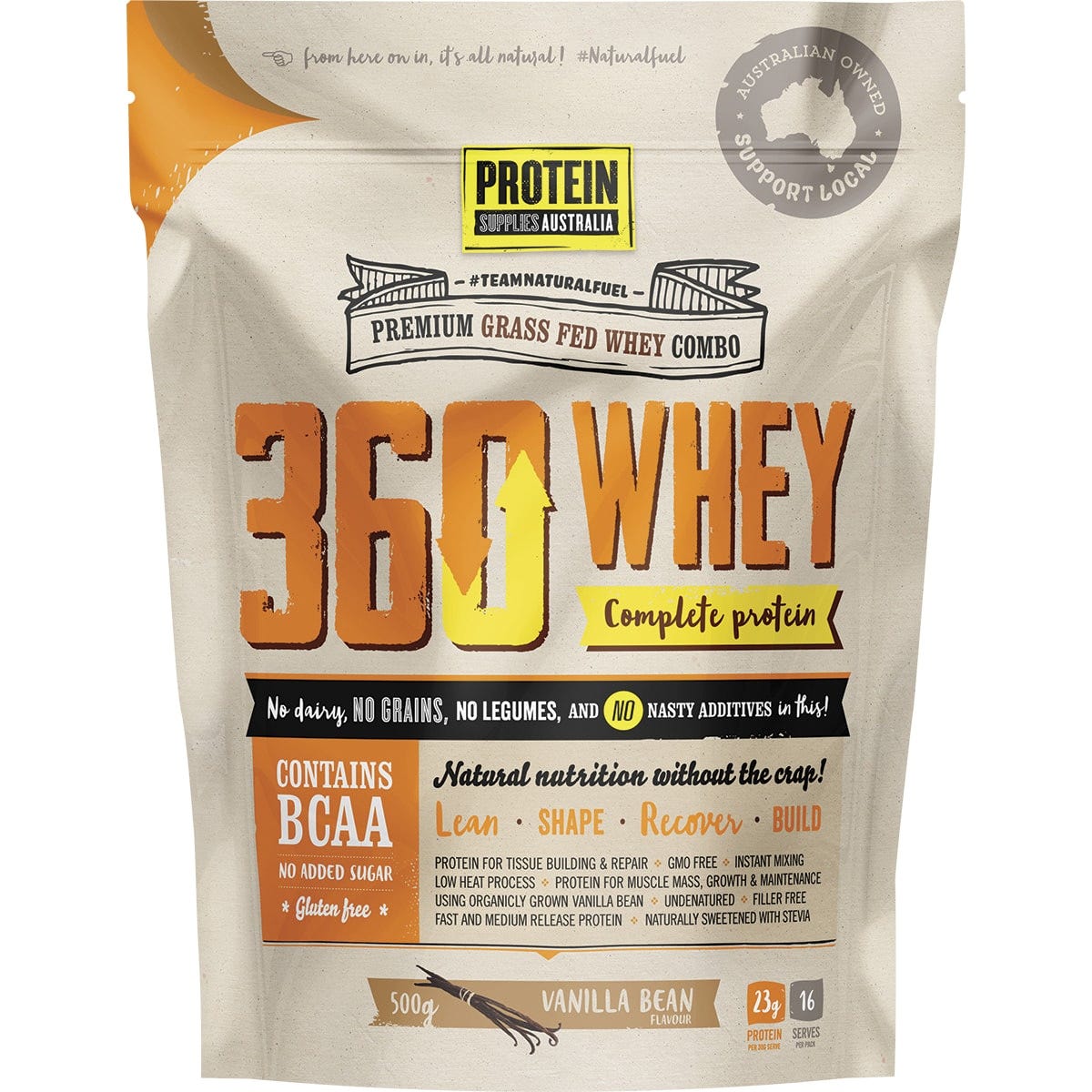 360Whey Vanilla Bean WPI+WPC Combo