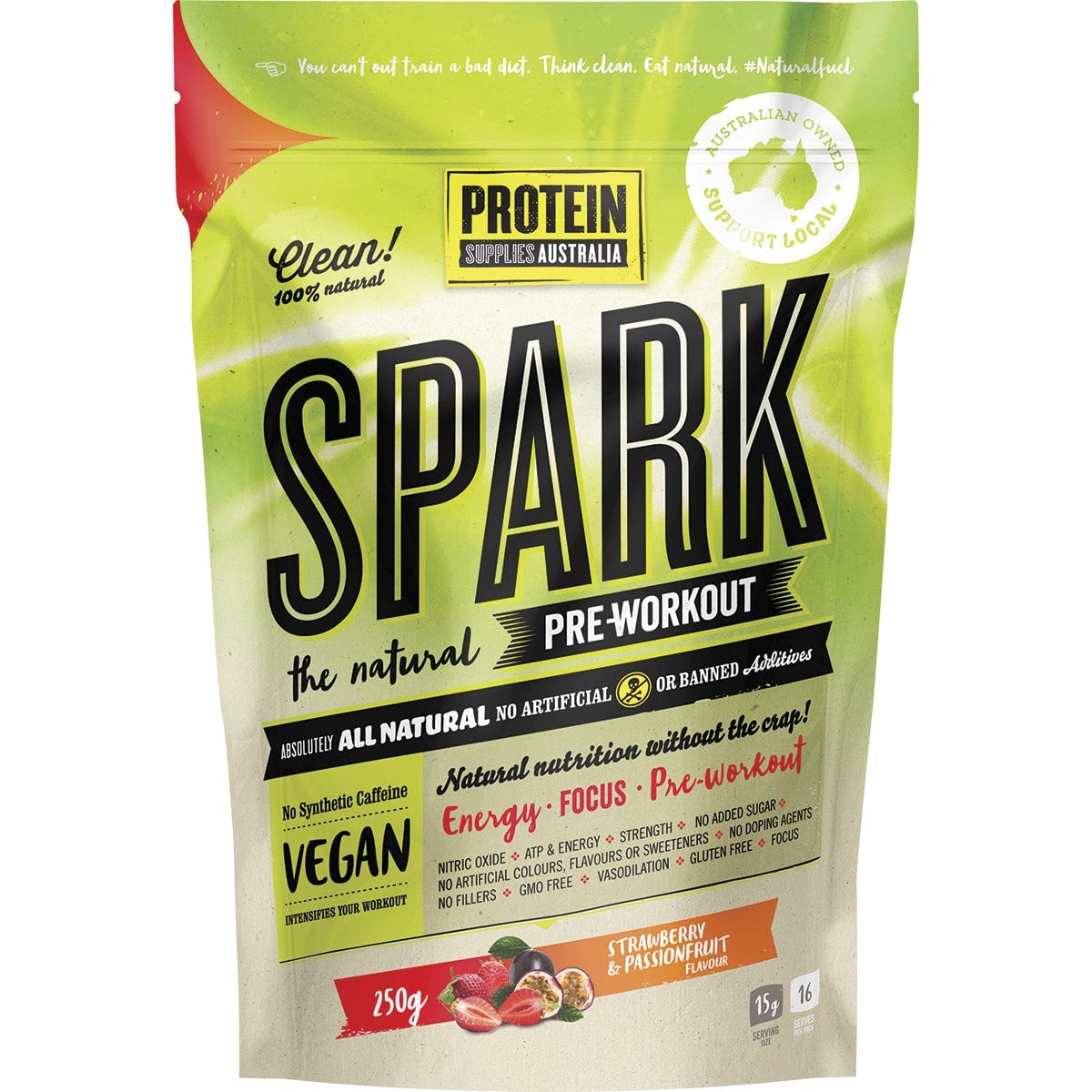 Spark Natural Pre-workout Strawberry Passionfruit