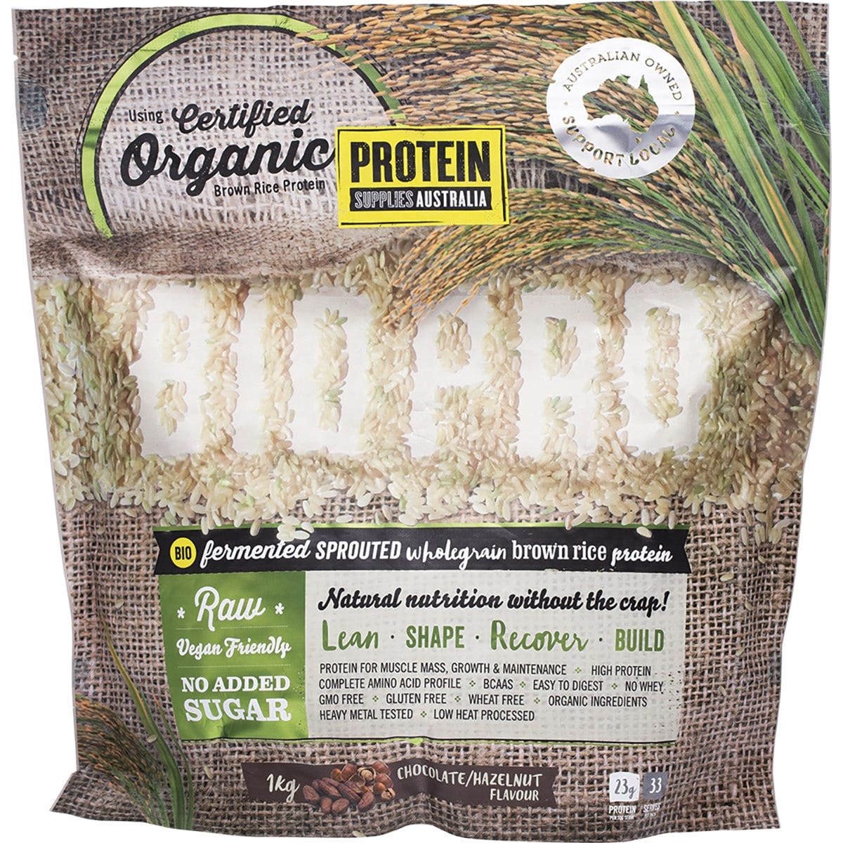 BioPro Sprouted Brown Rice Chocolate & Hazelnut