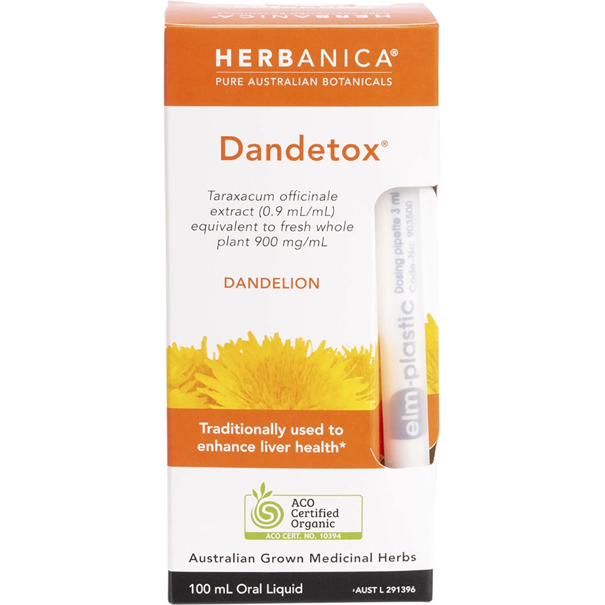 PPC Herbs Herbanica Herbal Tincture Dandetox Dandelion