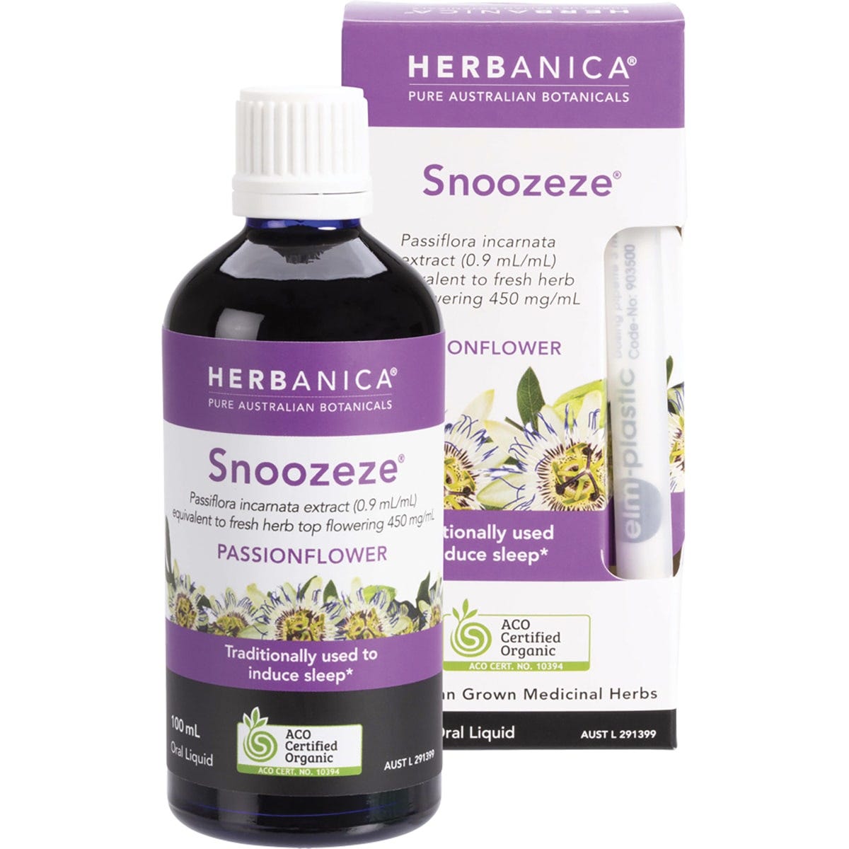 Herbanica Herbal Tincture Snoozeze Passionflower