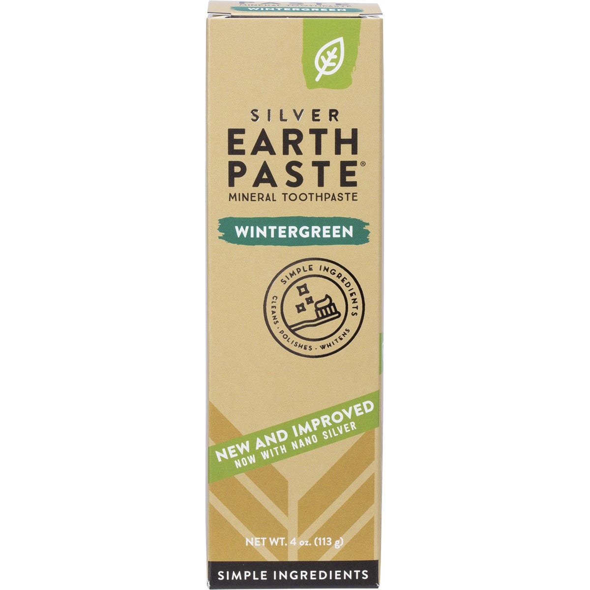 Redmond Earthpaste Toothpaste with Silver Wintergreen