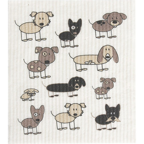 100% Compostable Sponge Cloth Dogs