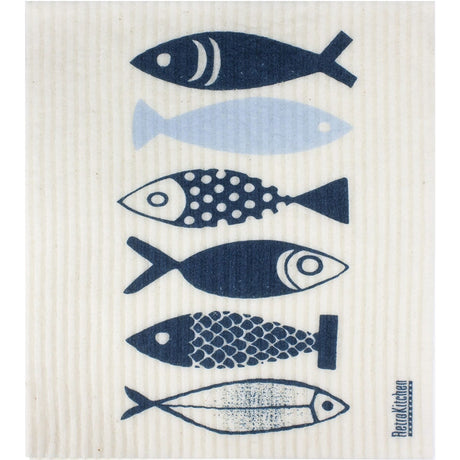 100% Compostable Sponge Cloth Fish