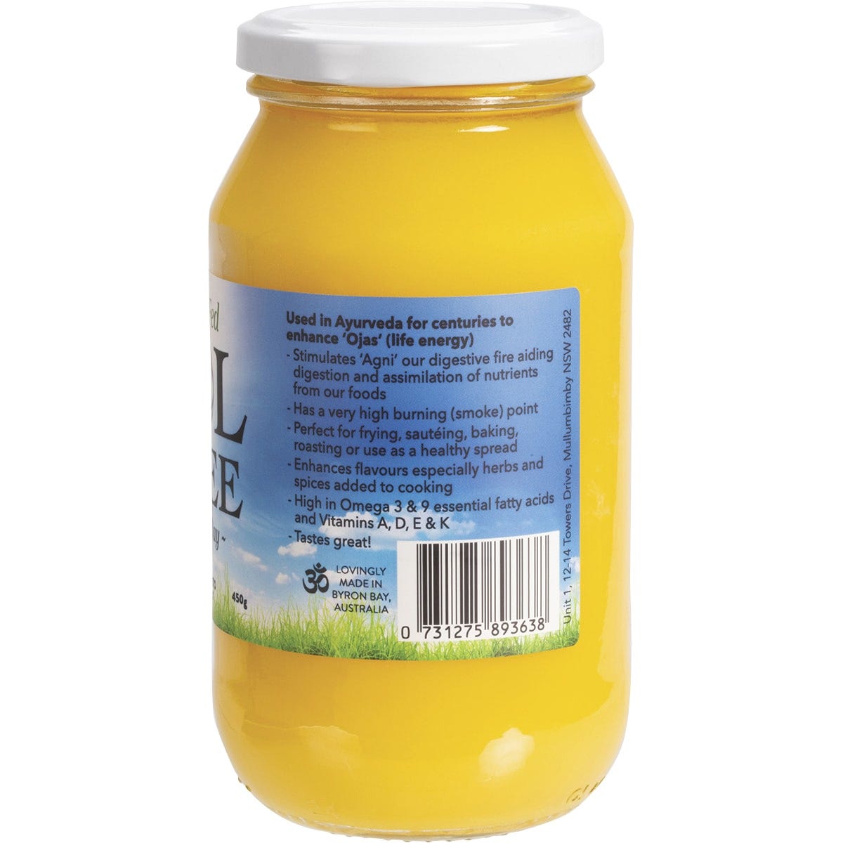 Sol Organics Grass Fed Ghee