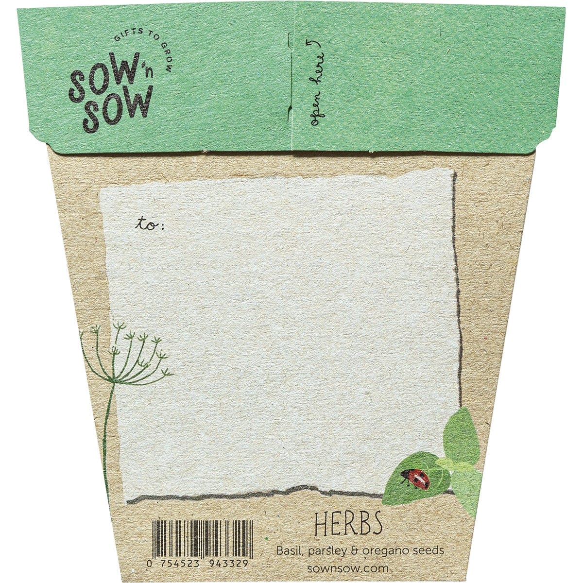 Sow 'N Sow Gift of Seeds Herbs