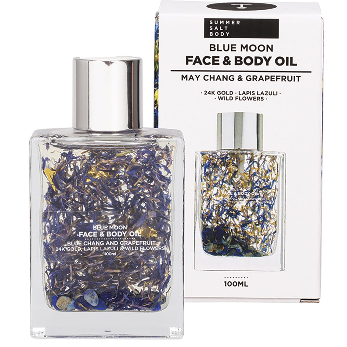 Face & Body Oil 24K Gold Blue Moon Lapis Lazuli