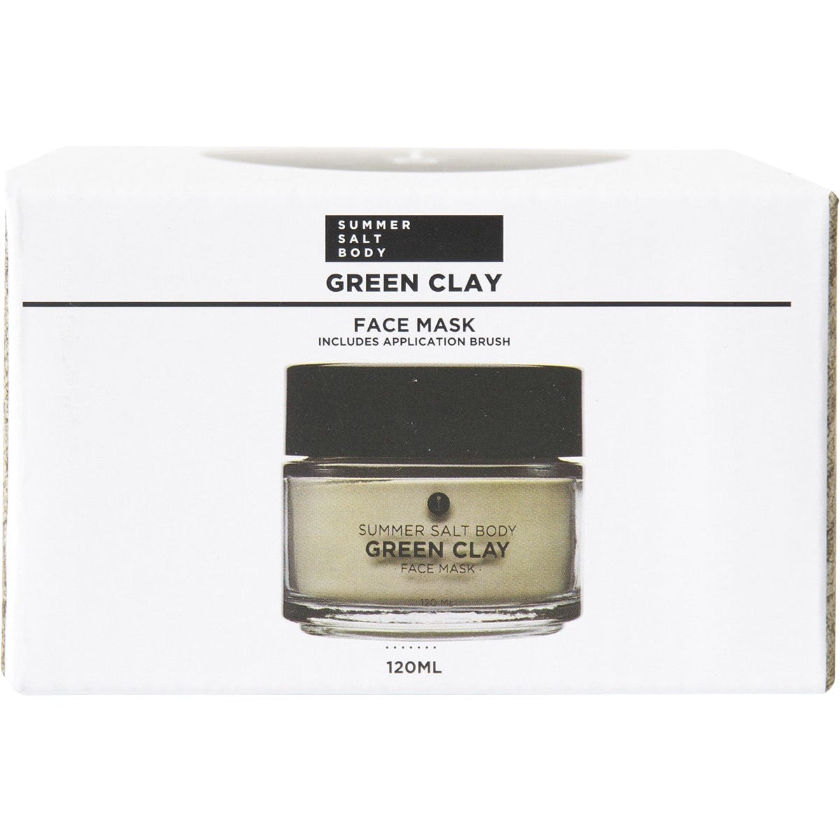 Summer Salt Body Face Mask Green Clay