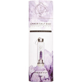 Summer Salt Body Crystal Elixir Glass Water Bottle Amethyst