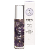 Essential Oil Roller 24K Gold Sleep Amethyst