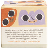 Tsuno Organic Cotton Tampons Regular