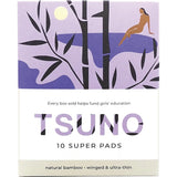 Natural Bamboo Pads Super Winged & Ultra Thin