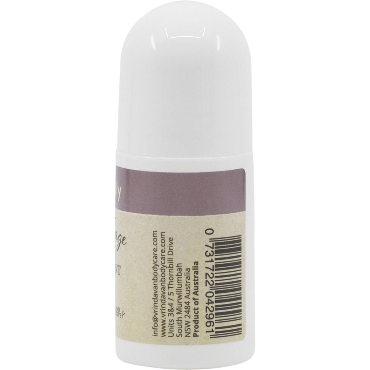 Vrindavan Roll-On Deodorant Eco Family Clary Sage Aluminium Free