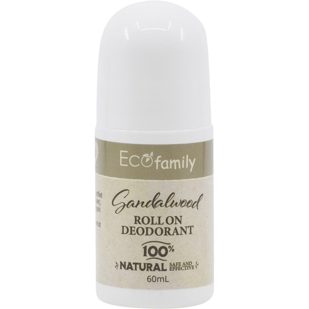 Roll-On Deodorant Eco Family Sandalwood Aluminium Free