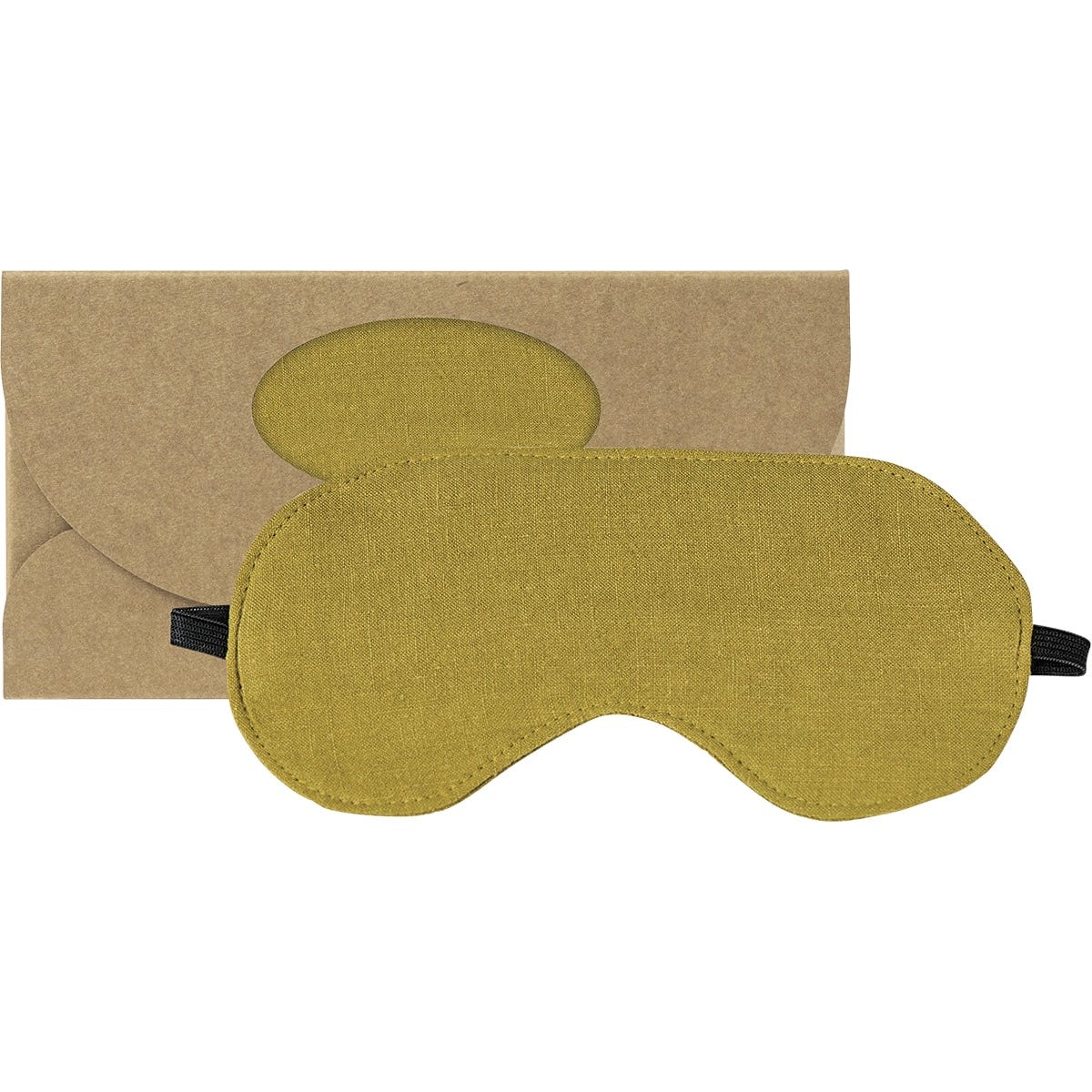 Eye Mask Luxe Linen Pistachio