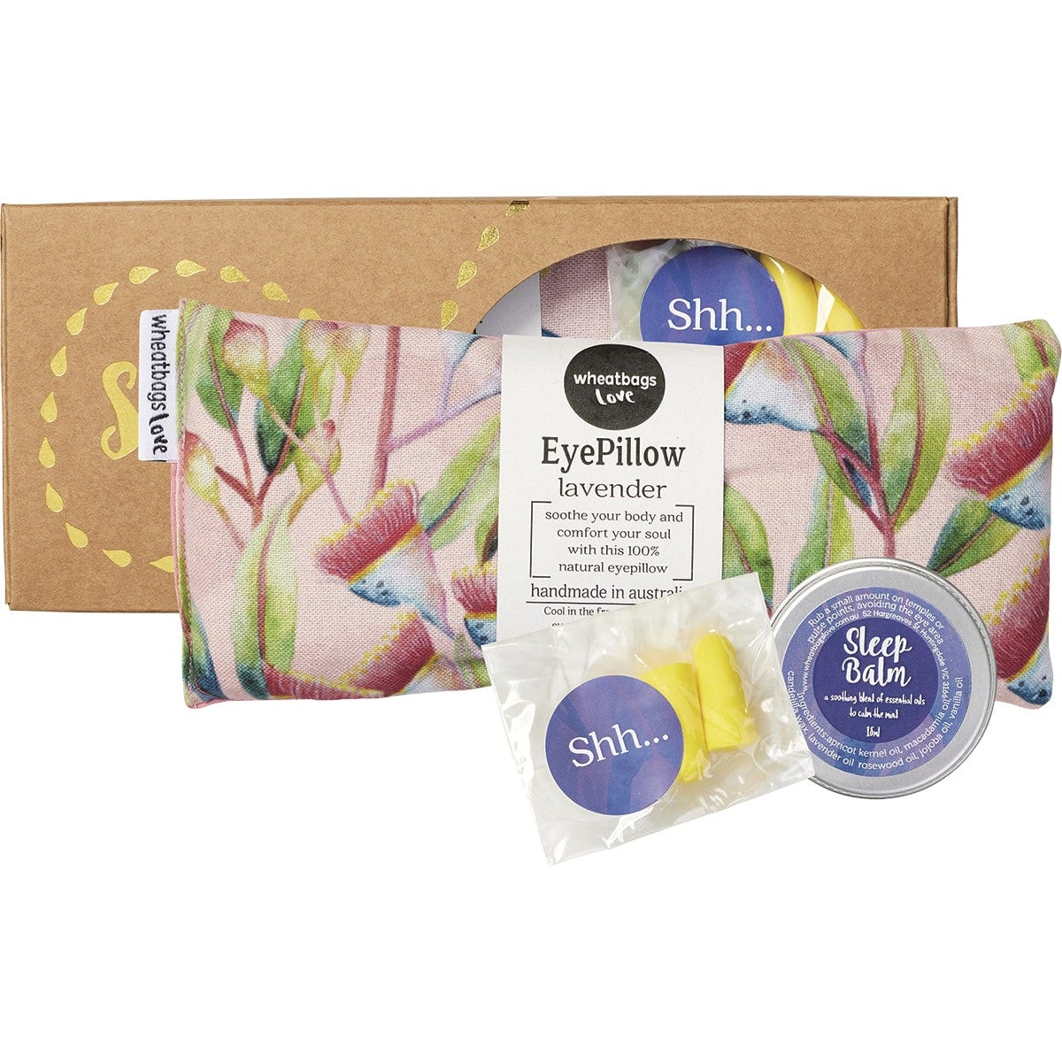 Wheatbags Love Sleep Gift Pack Gum Blossom Lavender Scented